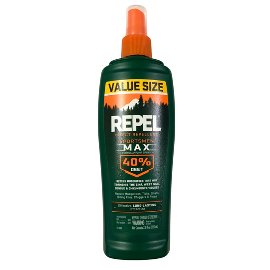 Repel Insect Repellent Sportsmen Max Formula Spray Pump 40% DEET, 222 ml / 7.5 oz