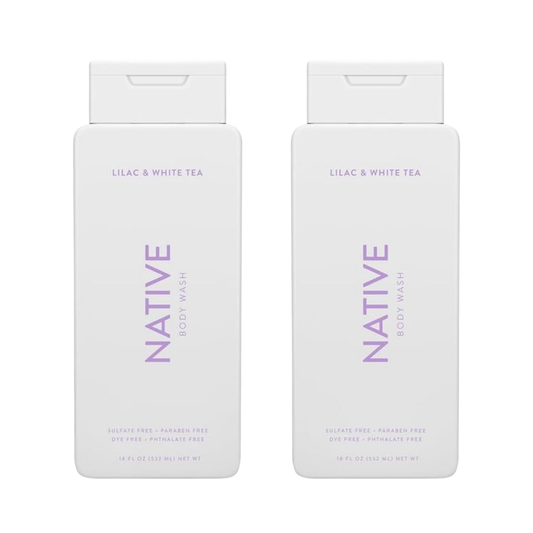 Native Body Wash Lilac & White Tea 18 fl. oz. (532 mL)