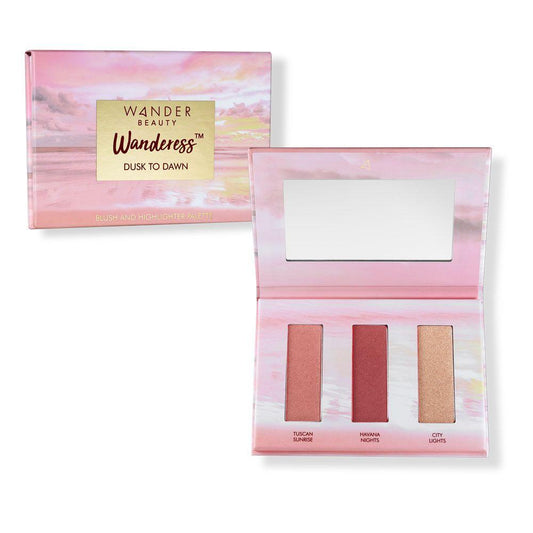Wander Beauty Wanderess Dusk to Dawn, Blush and Highlighter Palette