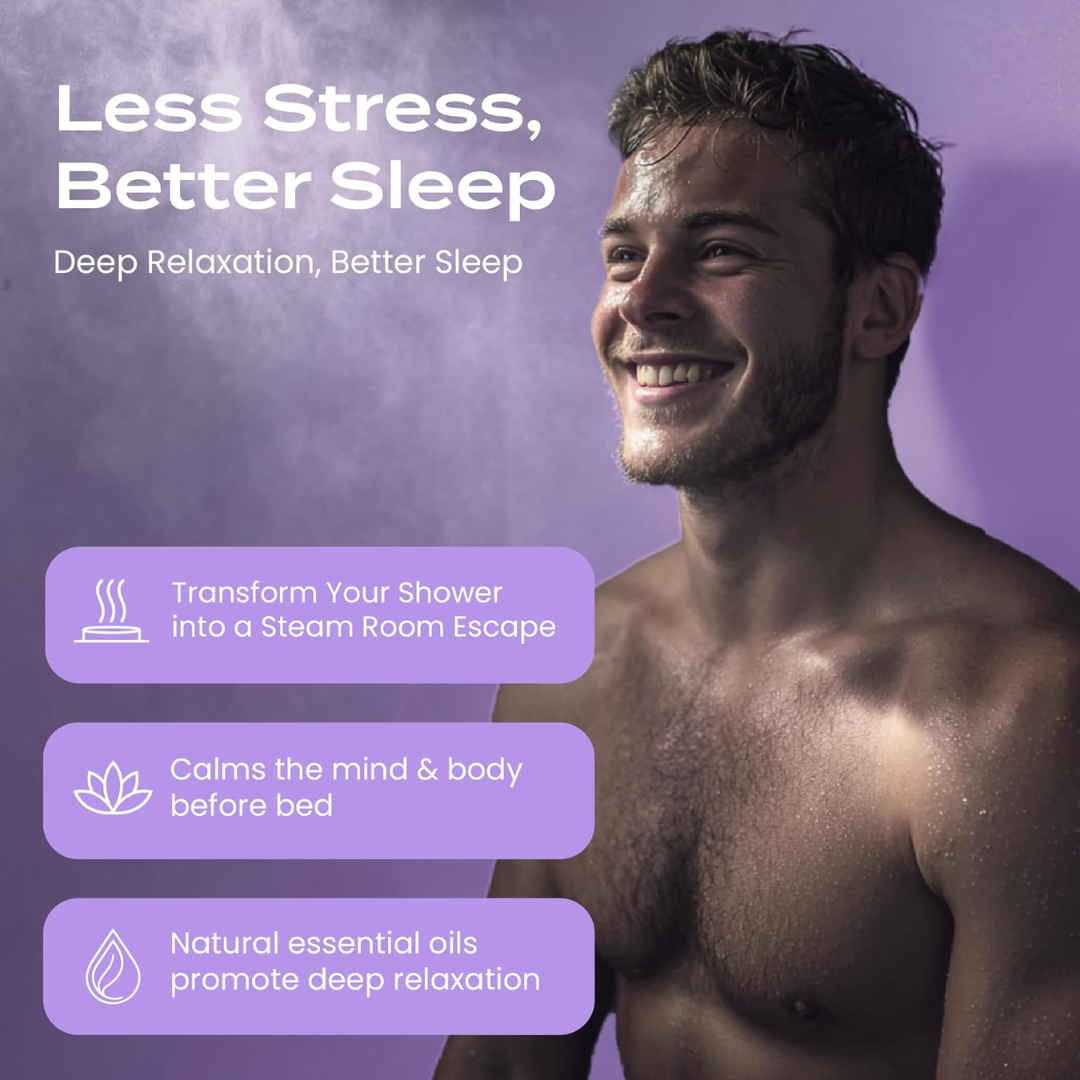 Body Restore Calm Lavender Shower Steamers, 1 Tablet