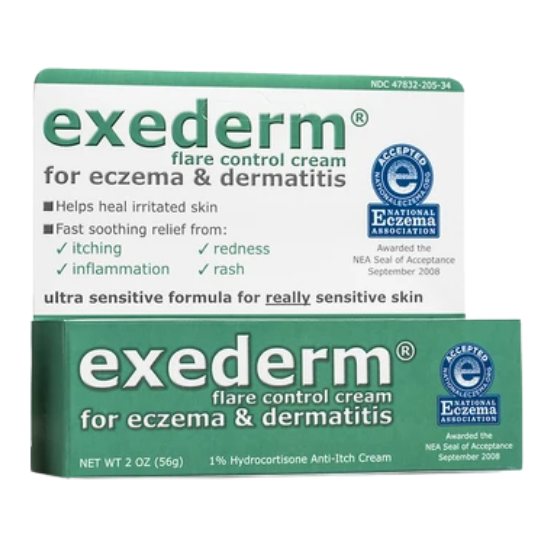 Exederm Flare Control Cream for Eczema & Dermatitis, 2 oz. / 56g