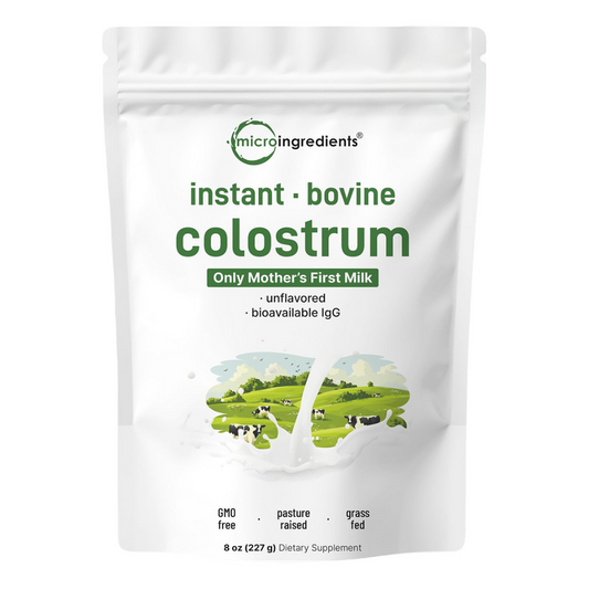 Micro Ingredients Instant - Bovine Colostrum Unflavored, 227 g / 8 oz