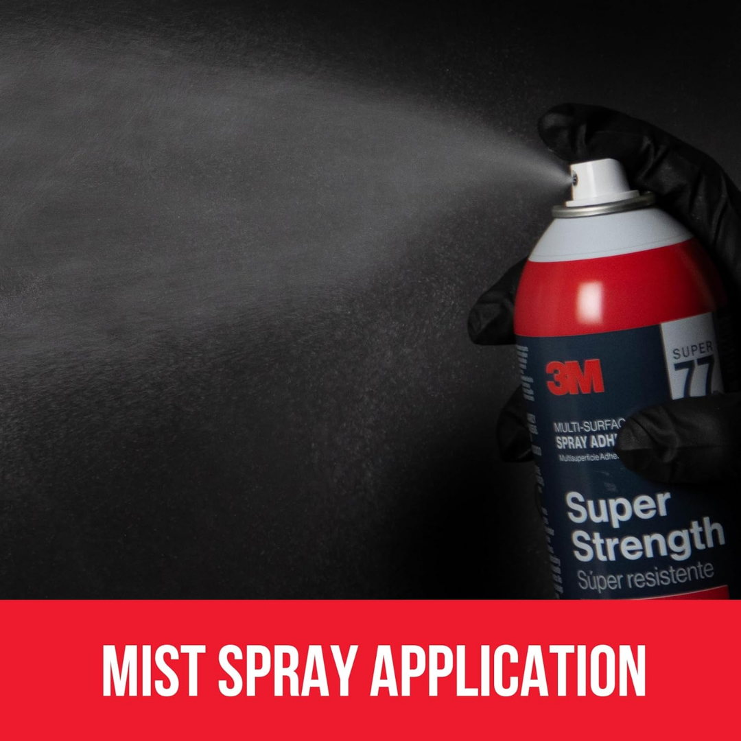 3M Super Strength 77 Multi-Surface Spray Adhesive, 7.35 oz / 208 g