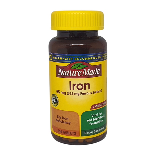 Nature Made Iron 65mg (150 Tablets)
