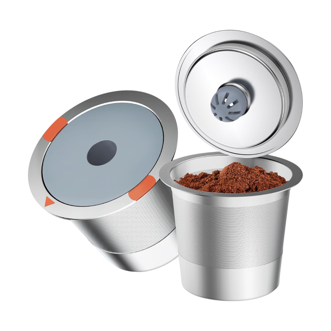 Noalto Reusable K Cups, 2 Pack