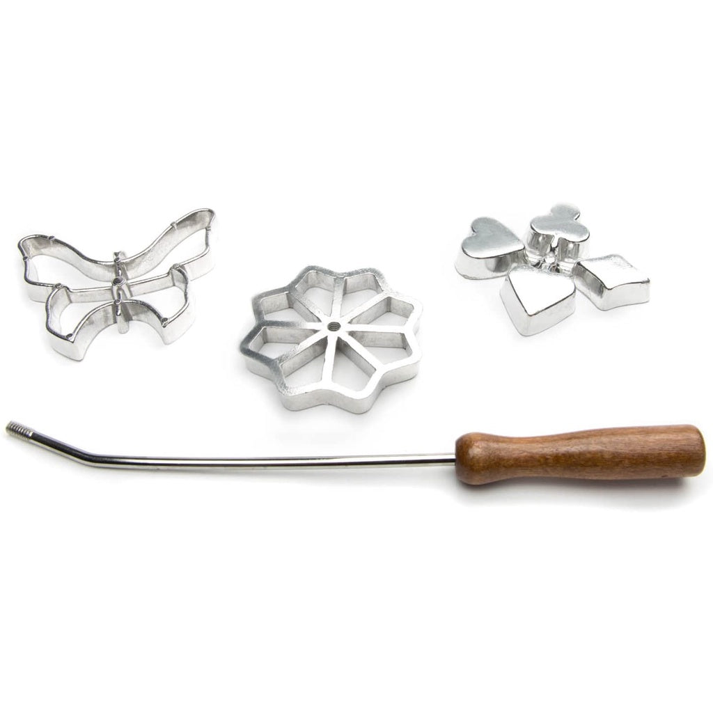 Fox Run Rosette Mold Set, 4 Piece