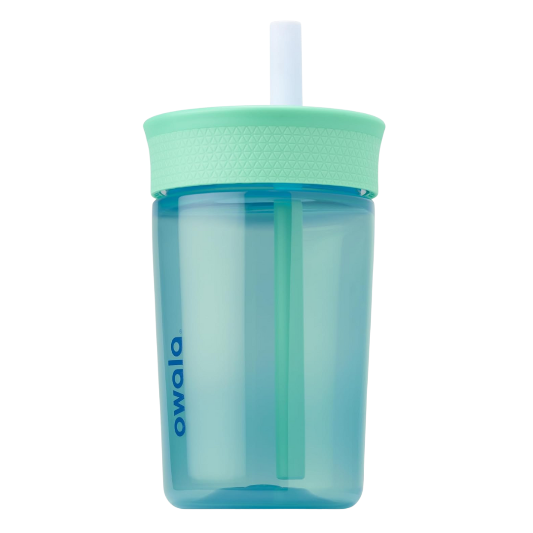 Owala Kids Plastic Tumbler with Spill Resistant Flexible Straw, 15 oz.