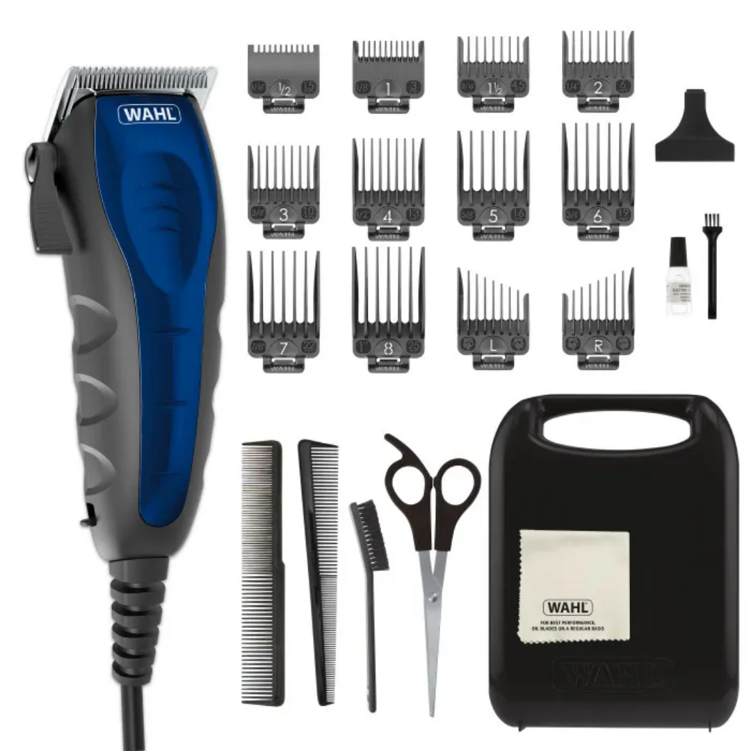 Wahl Self Cut Hair Clipper Kit Adjustable Taper Lever Model 79467 - 120V