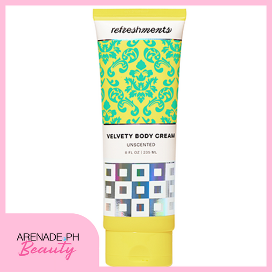Refreshments Velvety Body Cream Unscented 8 Fl Oz / 235 ml