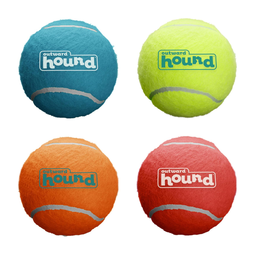 Outward Hound Squeaker Ballz, 4 Pieces