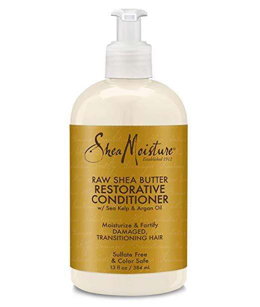 SheaMoisture Raw Shea Butter Restorative Conditioner with Sea Kelp & Argan Oil, 13 fl.oz / 384ml