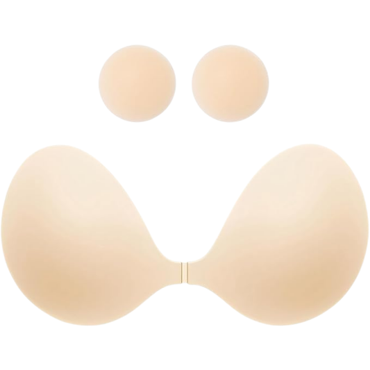 Mitaloo Adhesive Silicone Nipple Cover, Warm Beige