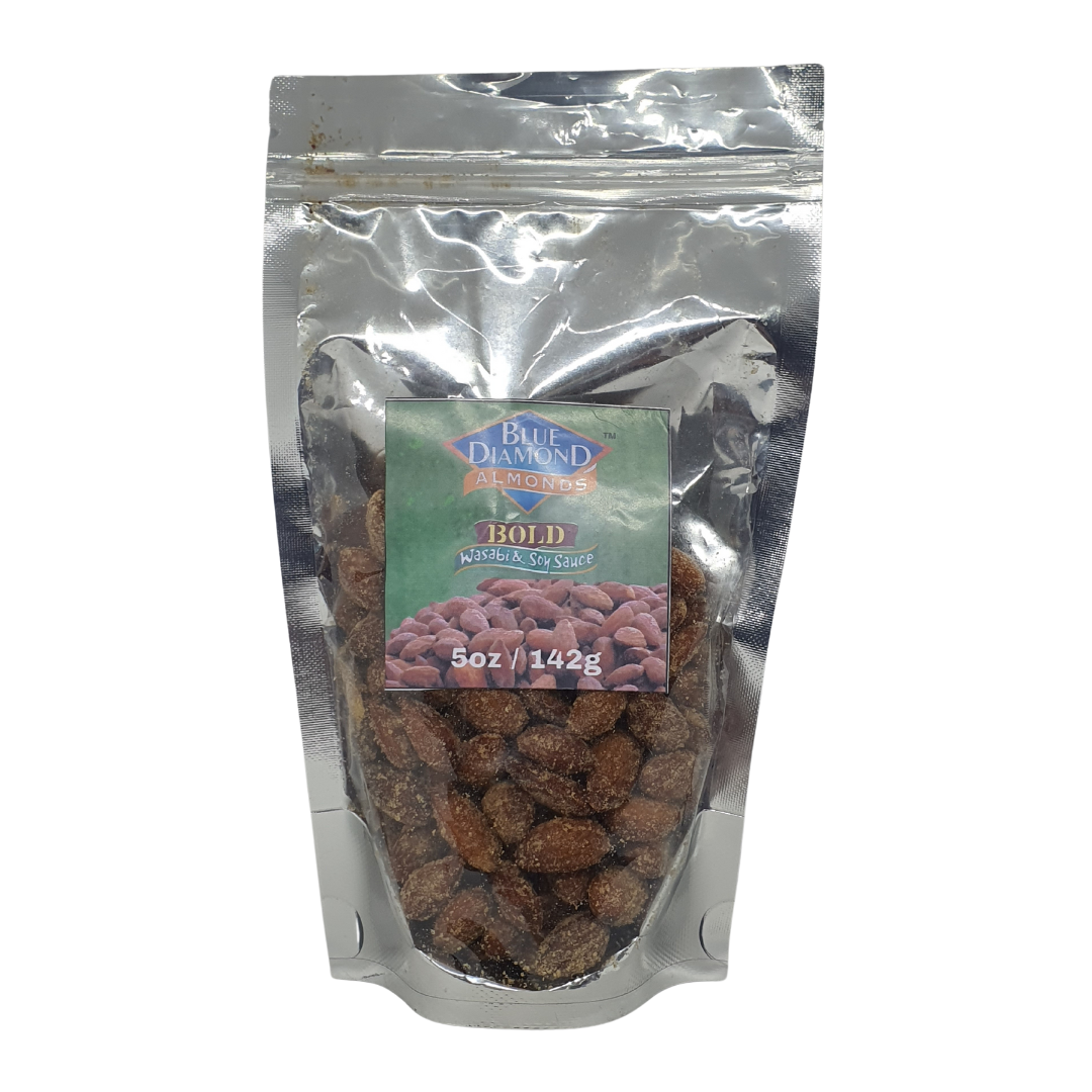 Blue Diamond Almonds Bold Wasabi & Soy Sauce Flavored Snack Nuts