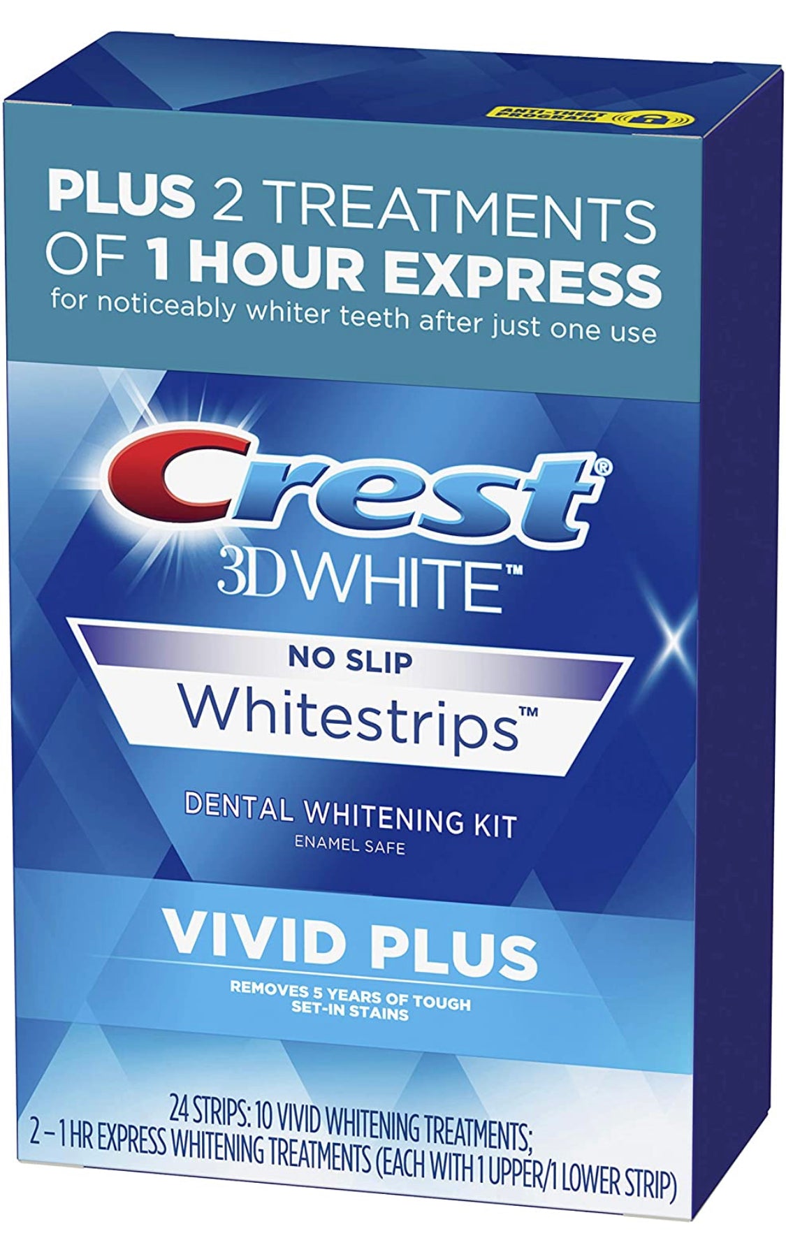 Crest 3D White Whitestrips Vivid Plus 24 Strips