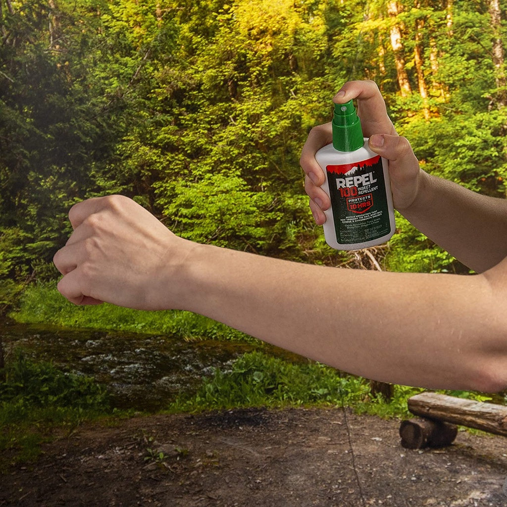 Repel 100 Insect Repellent Spray Protect up to 10 HRS, 4 fl.oz / 118ml