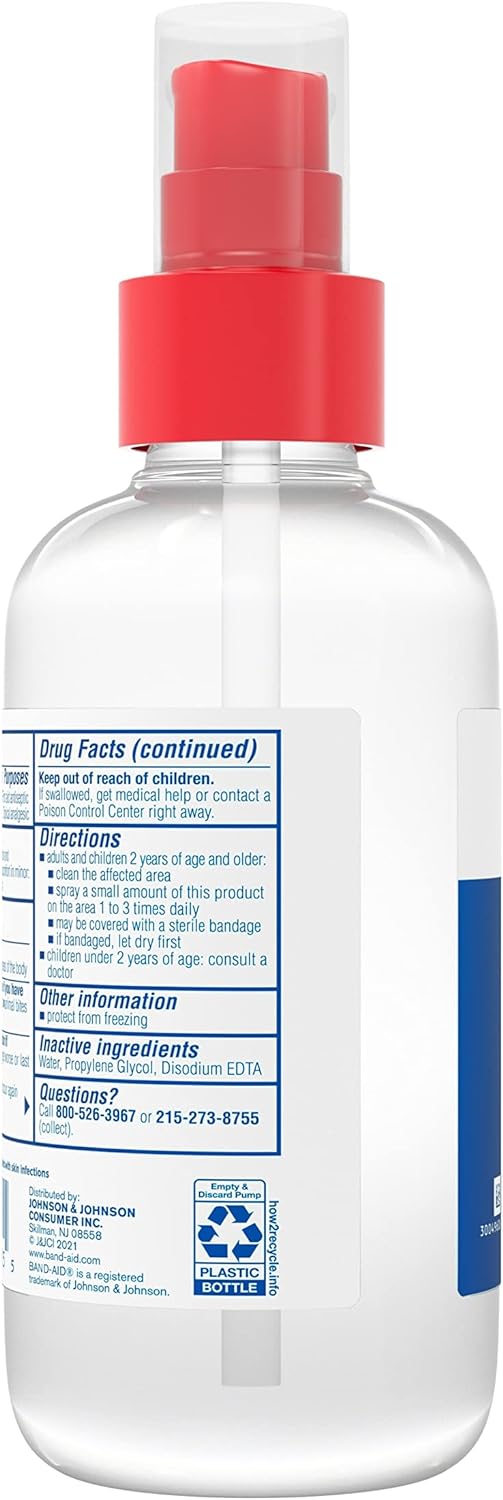 Band-Aid Antiseptic Cleansing Spray 8oz (237ml)