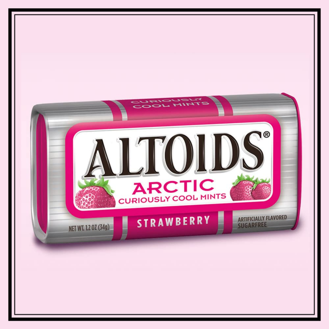 Altoids Arctic Cool Mints Strawberry, 1.2 oz (Pack of 8)