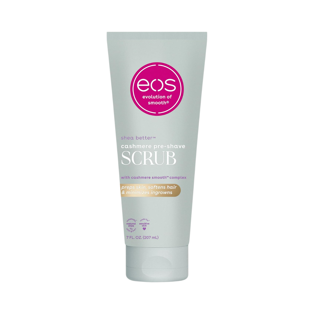 EOS Cashmere Pre-Shave Exfoliating Scrub, 7 oz / 207 ml