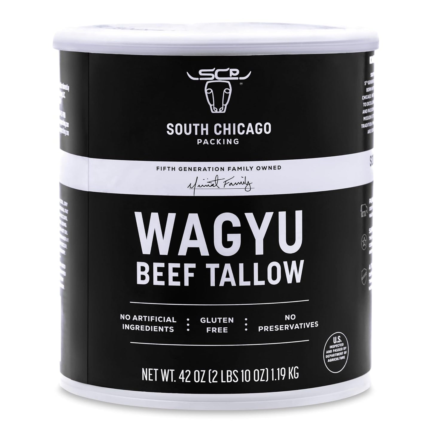 South Chicago Wagyu Beef Tallow, 1.19 kg / 42 oz