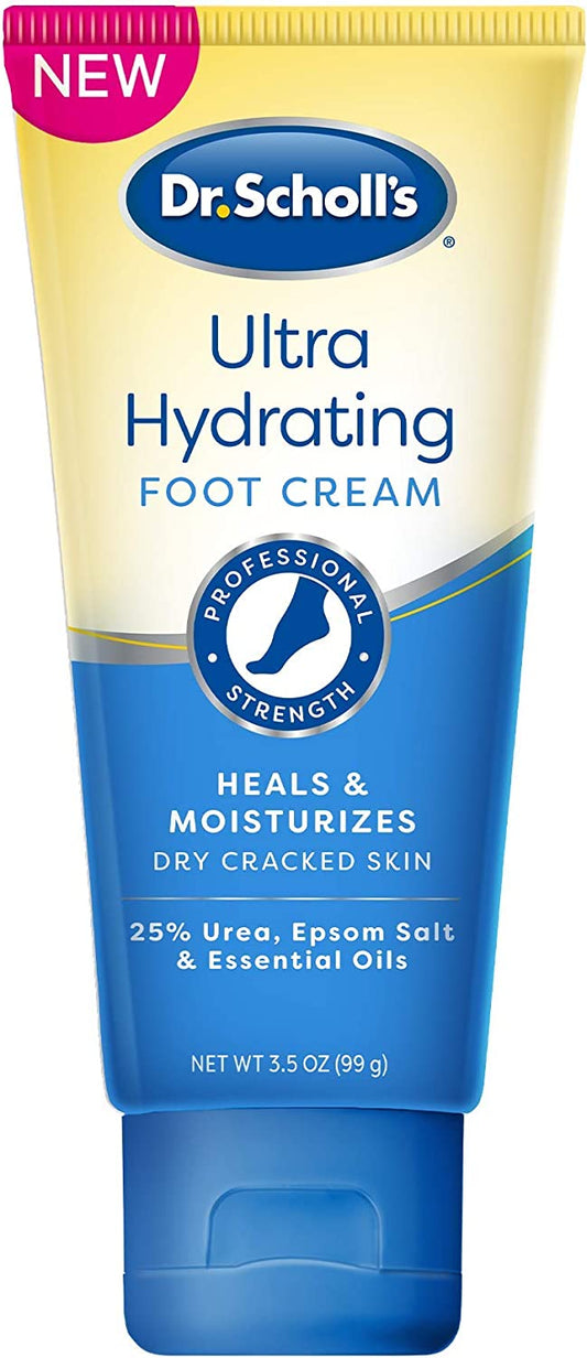 Dr. Scholl's Ultra Hydrating Foot Cream Heals & Moisturizes Dry Cracked Skin - 99g