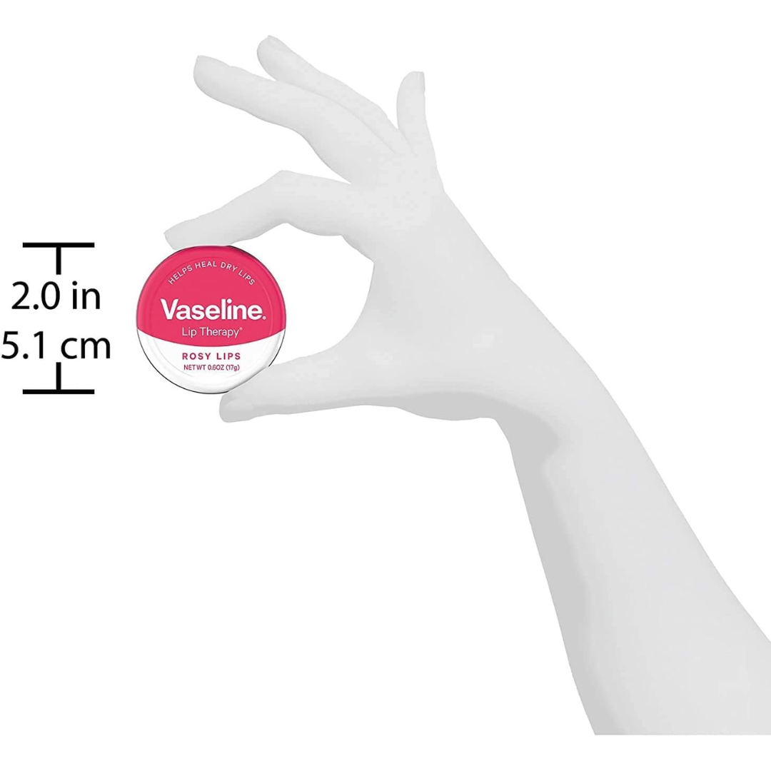 Vaseline Lip Therapy Rosy Lips, 0.6 oz / 17 g