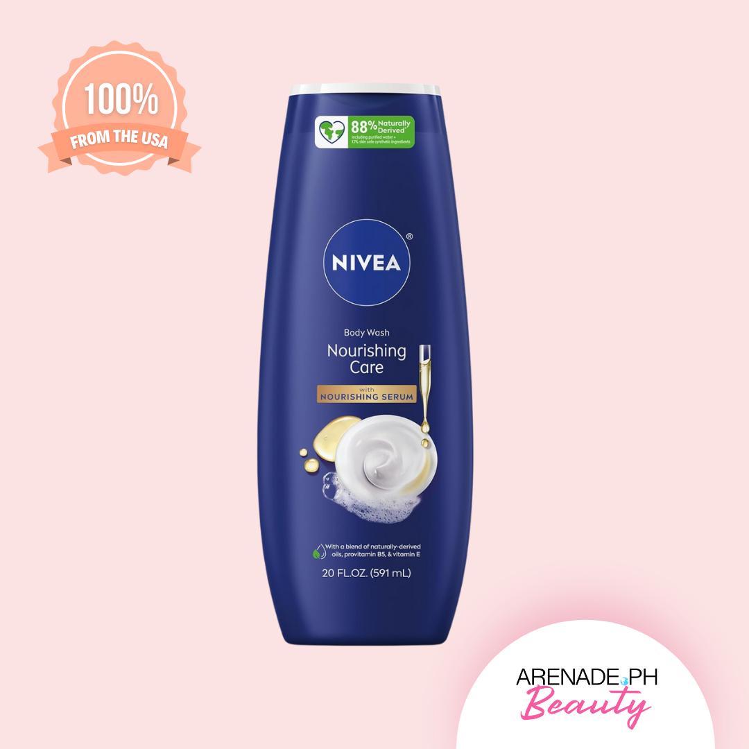 NIVEA Nourishing Care Body Wash with Nourishing Serum, 591 ml / 20 fl. oz