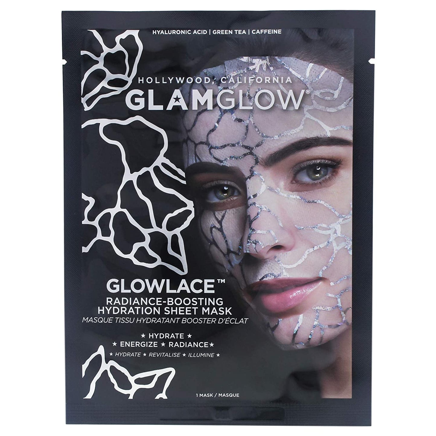 GLAMGLOW GLOWLACE Radiance Boosting Hydration Sheet Mask, 1 piece