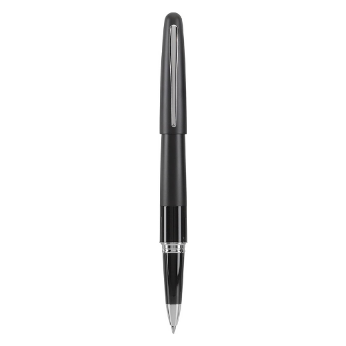 PILOT Metropolitan Collection Gel Roller Pen, Black Barrel, Classic Design, Fine Point, Black Ink (91207)
