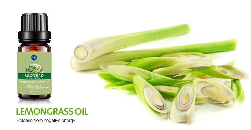 Lagunamoon Aromatherapy 100% Pure Essential Oils 10ml (LEMONGRASS)