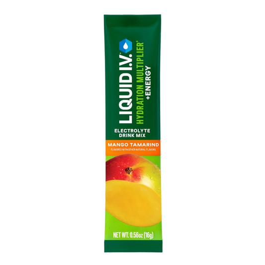 Liquid IV Hydration Multiplier + Energy Electrolyte Drink Mix Mango Tamarind 0.56oz (16g)