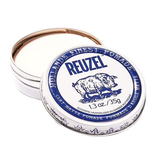 Reuzel Clay Matte Pomade Men's Concentrated Wax Formula With Natural And Organic Hold - 1.3oz