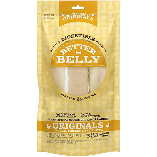 Better Belly Dn-20035 Large Rolls, Chicken Liver Flavor 300 g