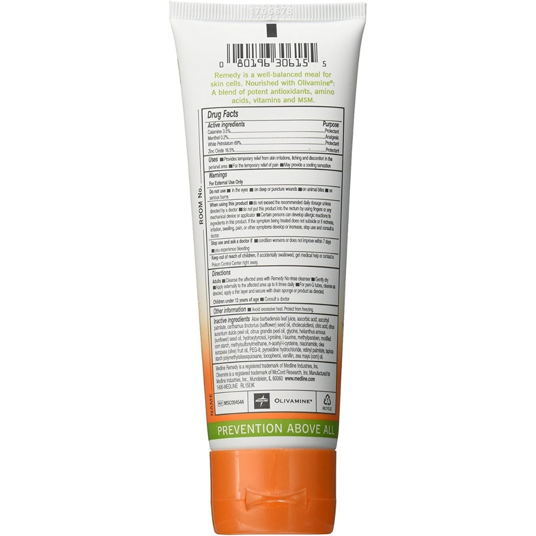 Medline Remedy Olivamine Calazine Skin Protectant Paste - 4oz / 113g