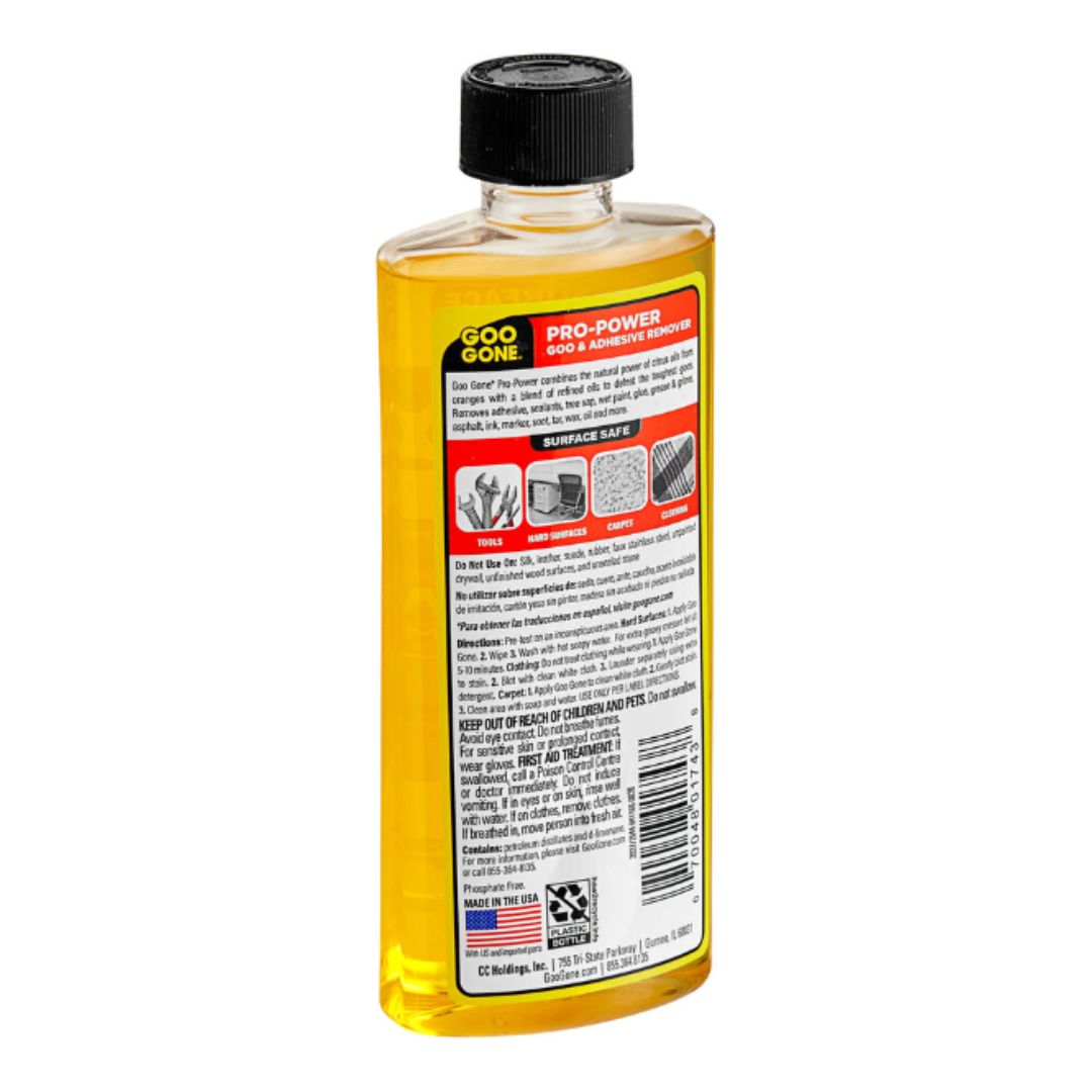 Goo Gone Pro-Power Goo & Adhesive Remover 8 fl oz / 237ml Citrus