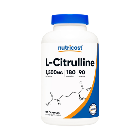 Nutricost L-Citrulline 1,500 mg, 180 Capsules