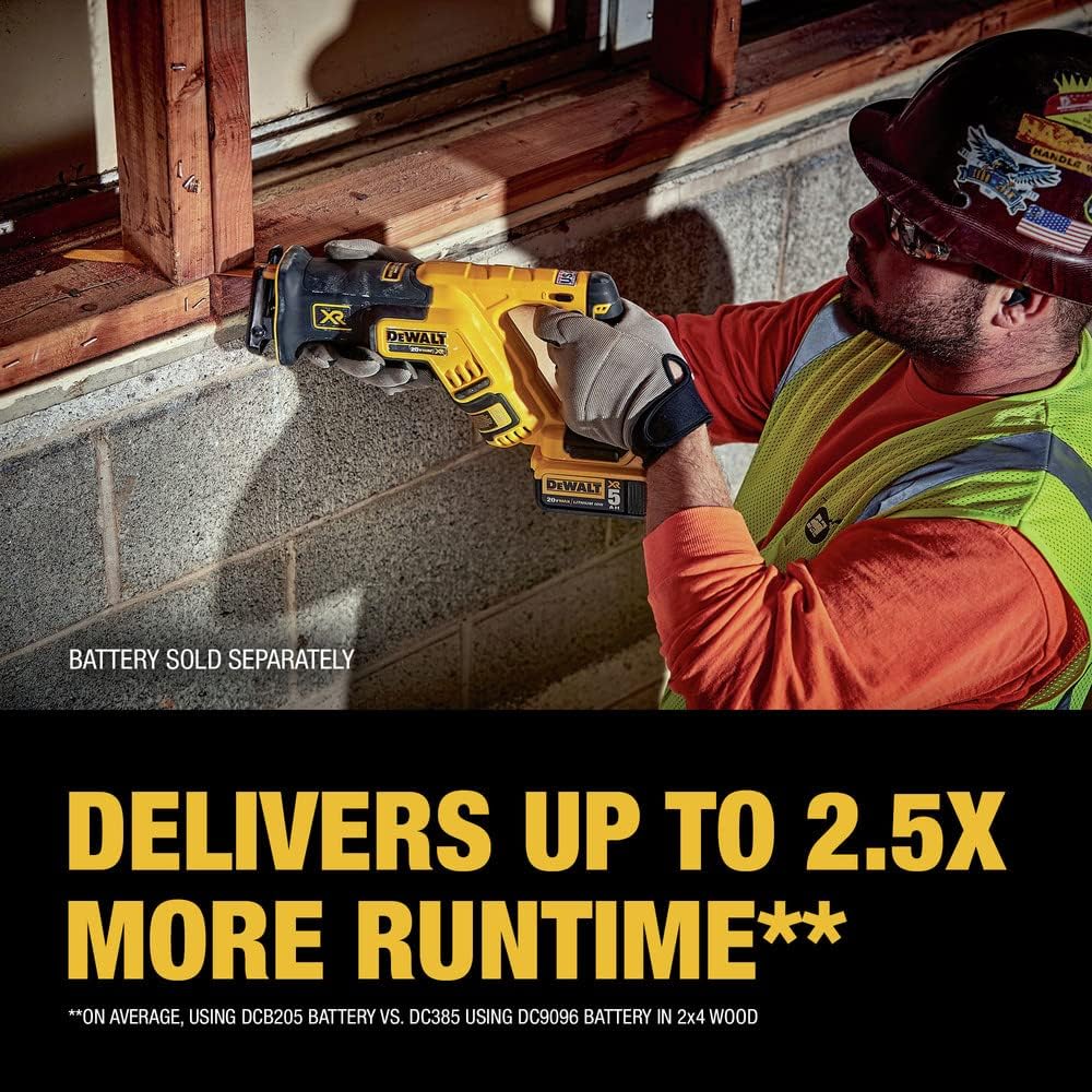 DEWALT XR Compact Brushless Reciprocating Saw 20V Max DCS367B (Tool Only)