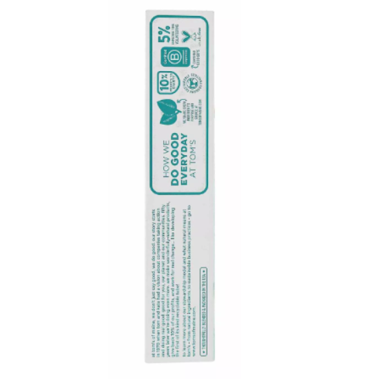 Tom's of Maine Antiplaque Fluoride-free Fennel Toothpaste with Propolis and Myrrh, 5.5 Ounce NO BOX
