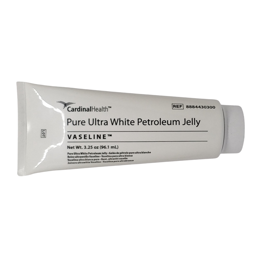 Vaseline Cardinal Health Pure Ultra White Petroleum Jelly, 3.25 oz / 96.1 ml