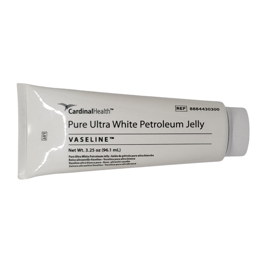 Vaseline Cardinal Health Pure Ultra White Petroleum Jelly, 3.25 oz / 96.1 ml