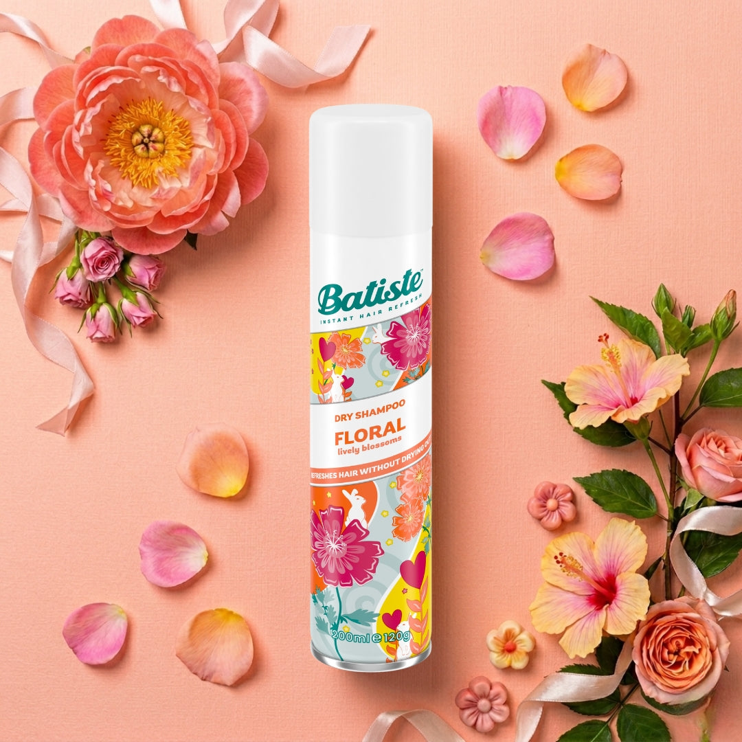 Batiste Dry Shampoo Floral Lively Blossoms, 200 ml / 120 g