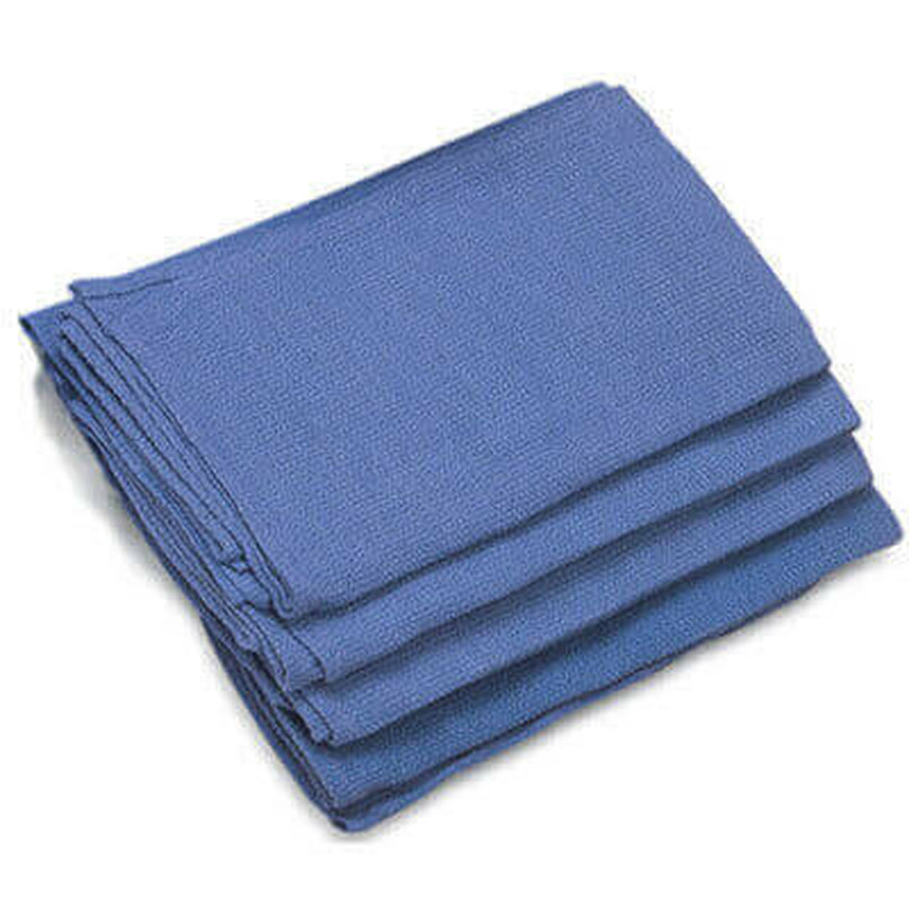 Surgical Cotton Huck Towels Blue 15" x 25" Pack of 12