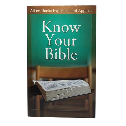 Know Your Bible Large Print Edition Paperback