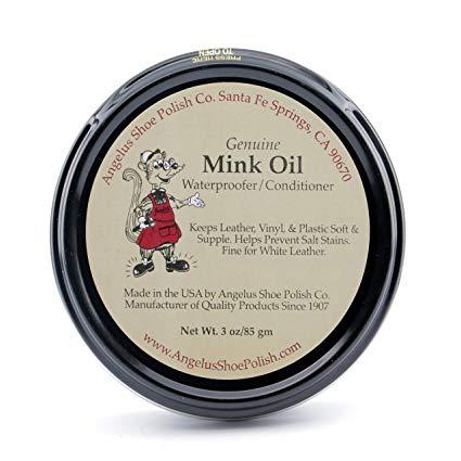 Angelus Genuine Mink Oil Waterproofer / Conditioner (3 oz / 85 gm)