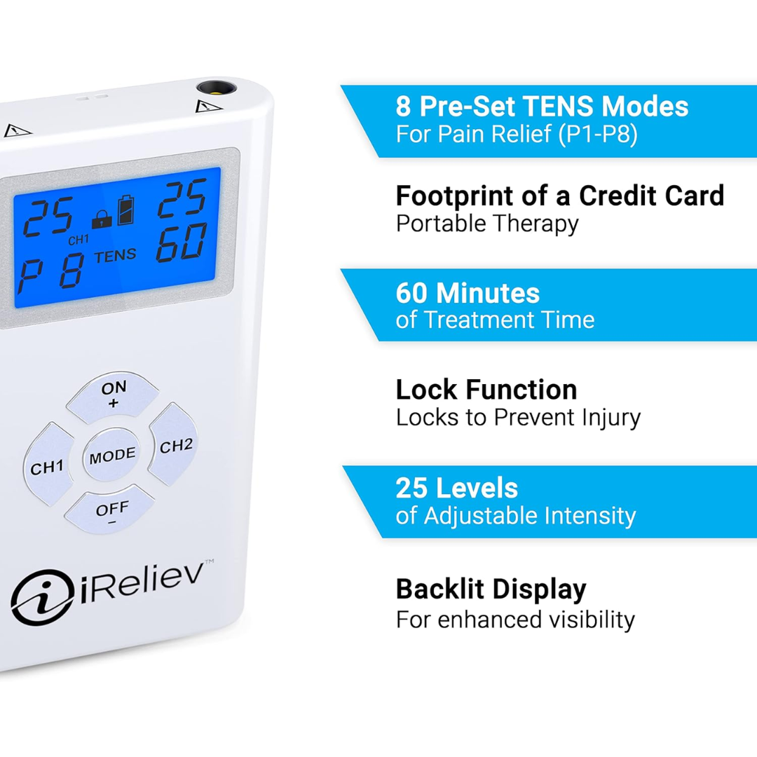 iReliev Wired Tens Relief System, ET-1313