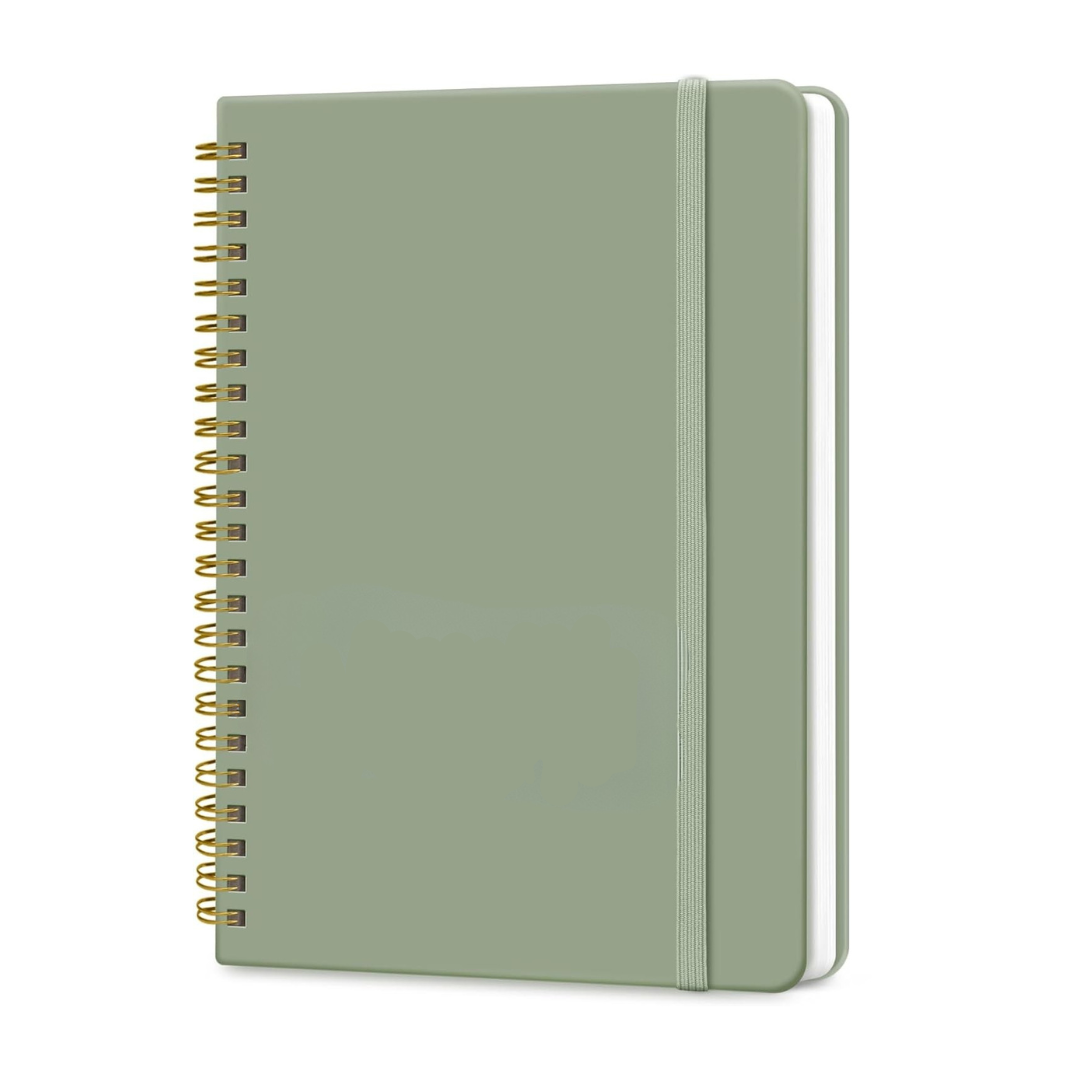 Taja Hardcover Lined Spiral Blank Notebook