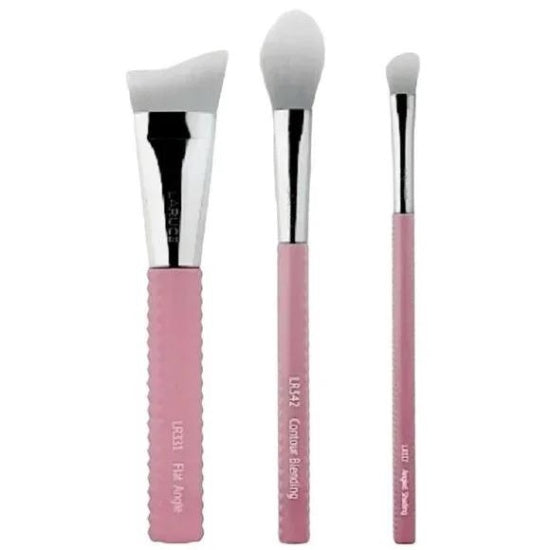 L a r u c e Beauty with Serviced by E Limited Pouch 3-Piece Contour Brush Set