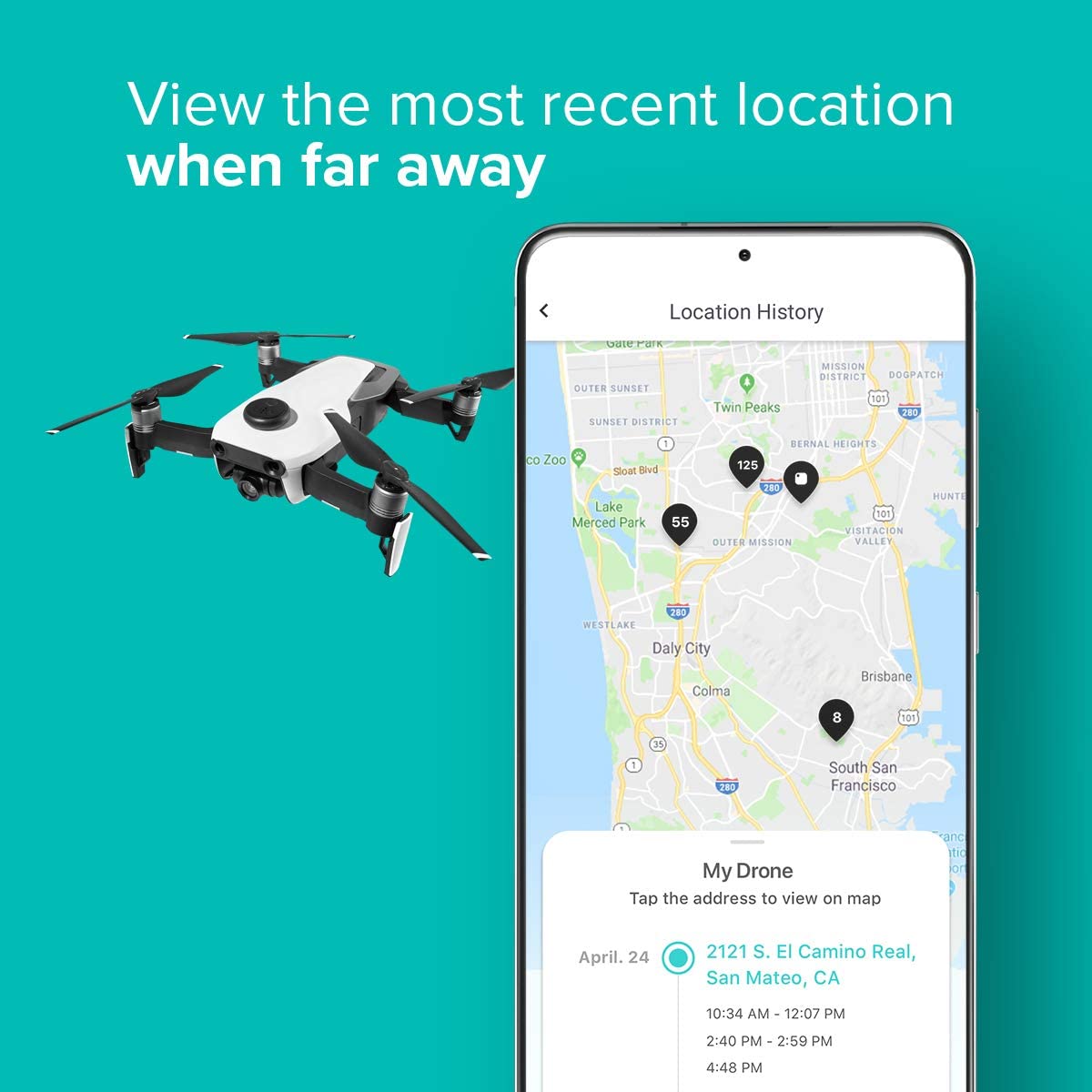 Tile Sticker 2020 Adhesive Bluetooth Tracker for Items, Gadgets, and Remotes – Small (1 Pack)