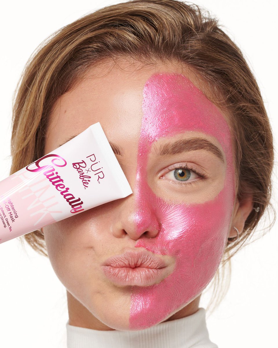 PUR x Barbie Gliterally Pink Signature Brightening Peel Off Mask (2 oz)