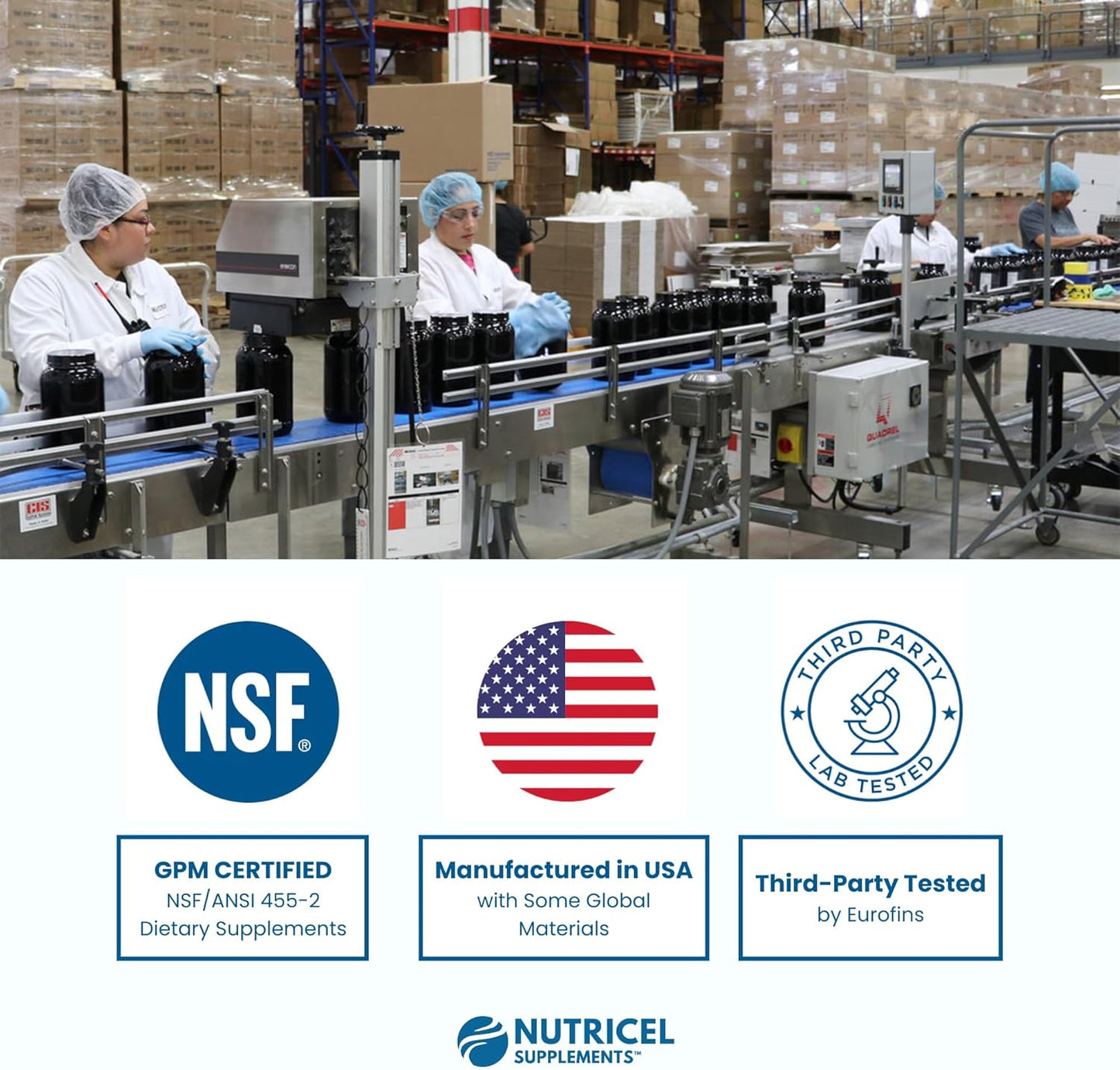 NutricelBlue Boost USP Grade Methylene Blue Dietary Supplement, 60 Capsules