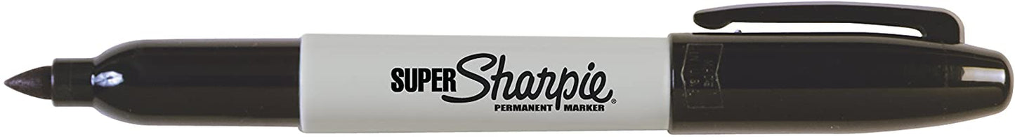 Sharpie 33001 Super Permanent Markers, 1 Black Marker